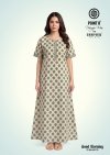 Good Morning Vol 6 By Deeptex Cotton Printed Nighty Gown 